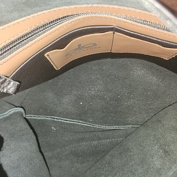 JMB Villa Sak Black Pebbled Leather Backpack & Shoulder Bag – Hardly Used! - Picture 7 of 9